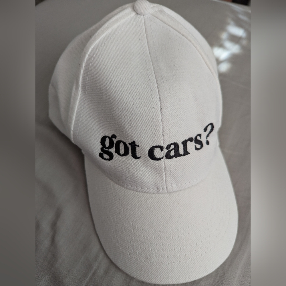 Got Cars White Unisex Vistaprint Baseball Cap